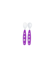 NUK CONJUNTO DE TALHERES  +8M ROXO