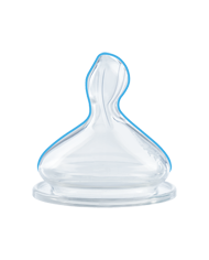 NUK BIBERÃO CHOICE SILICONE INDICAÇÃO TEMPERATURA GIRAFA 0-6M 300 ML