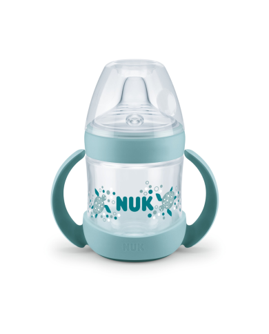 NUK BIBERÓN APRENDIZAJE NATURE SENSE VERDE 6-18M 150ML