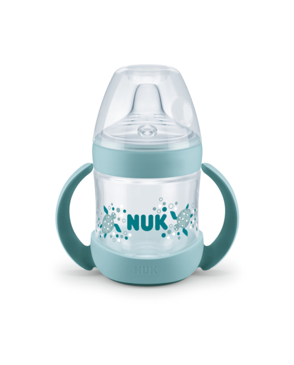 NUK BIBERÓN APRENDIZAJE NATURE SENSE VERDE 6-18M 150ML