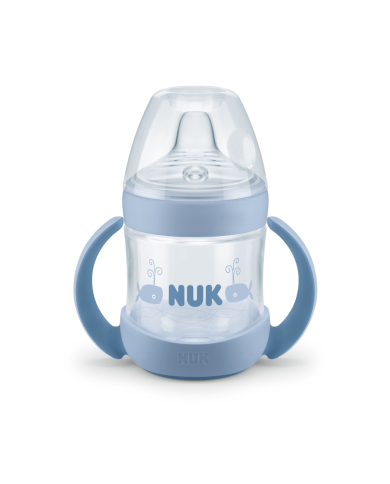NUK BIBERÓN NATURE SENSE APRENDIZAJE AZUL 6-18M 150ML