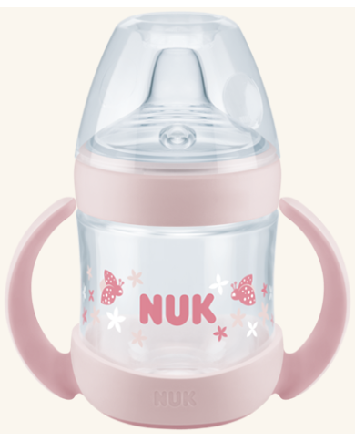 NUK BIBERÓN NATURE SENSE APRENDIZAJE ROSA 6-18M 150ML