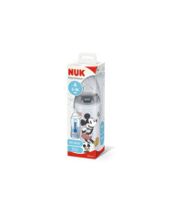NUK FIRST CHOICE MICKEY BIBERÃO CINZA 6-18M 300 ML