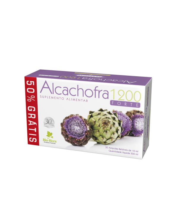 ALCACHOFRA 1200 FORTE 30 AMPOLAS