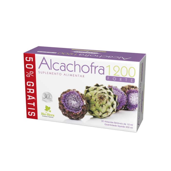 ALCACHOFRA 1200 FORTE 30 AMPOLAS