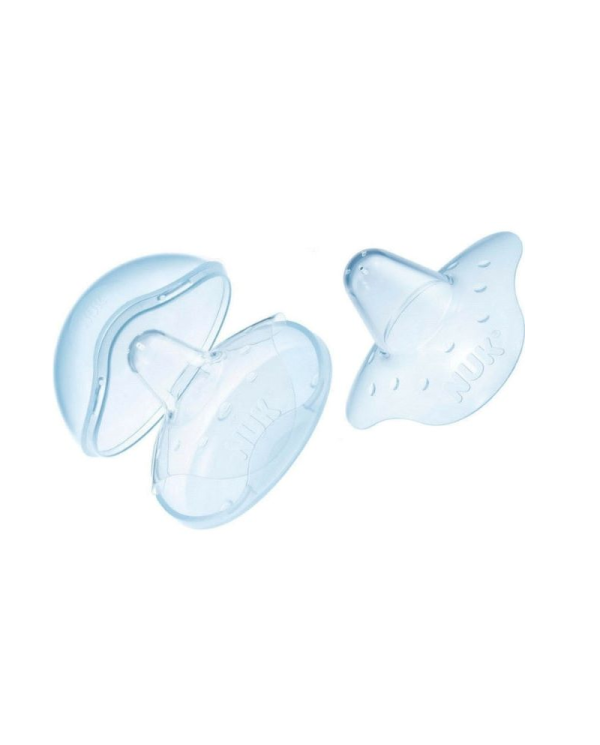 PROTECTORES DE MAMA DE SILICONA NUK S - 2 UN.