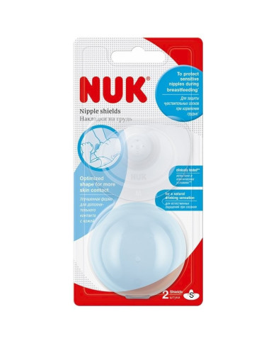 NUK PROTETORES SEIOS SILICONE S - 2 UN.