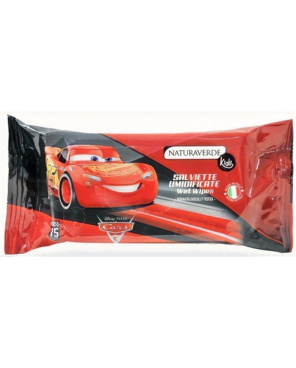 CARS DISNEY TOALHITAS BIO REFRESCANTES NATURAVERDE 15UNID