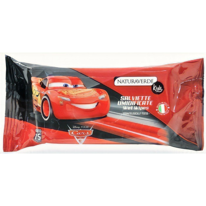 CARS DISNEY TOALHITAS BIO REFRESCANTES NATURAVERDE 15UNID