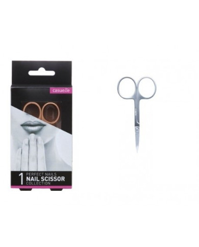 TESOURA PARA UNHAS PRATEADA 1unid