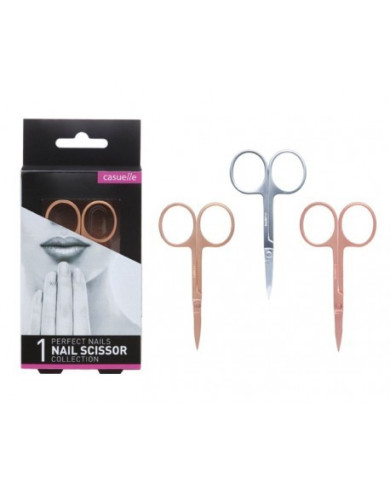 TESOURA PARA UNHAS PRATEADA 1unid