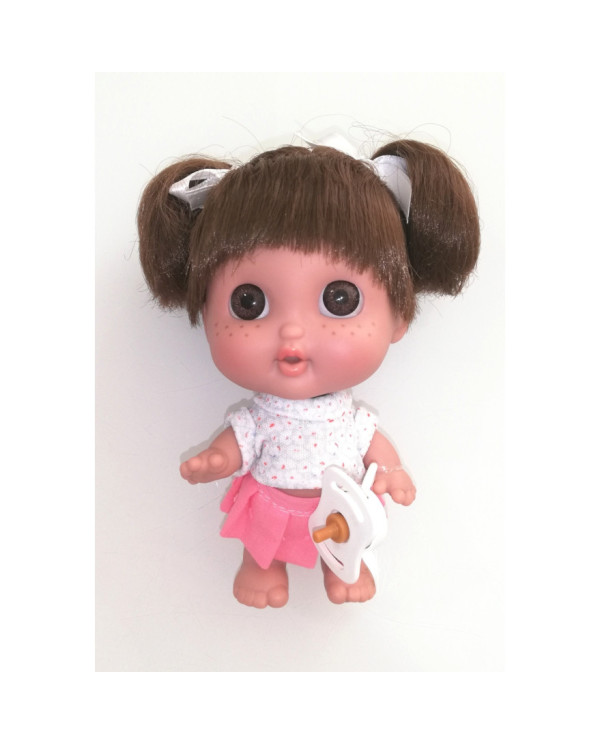 ARIAS MUÑECA ELEGANCE 17 CM TRAJE ROSA CON COQUITOS