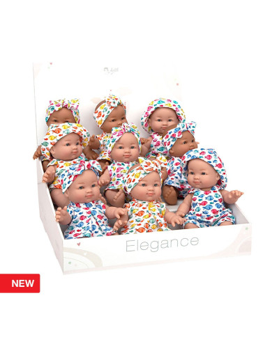 ARIAS MUÑECA ELEGANCE PRIMAVERA 24CM SOMBRERO