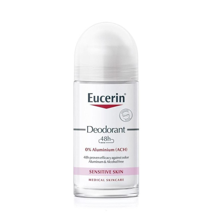 Eucerin Desodorizante 48H 0% Alumínio 50ml