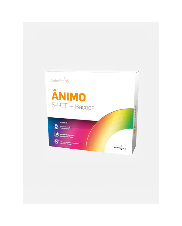 ÂNIMO 5HTP + BACOPA 30 AMPOLAS BIOCEUTICA