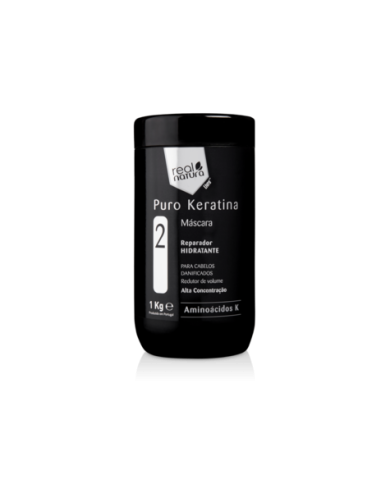 REAL NATURA MÁSCARA SEM SAL PURO KERATINA 1KG