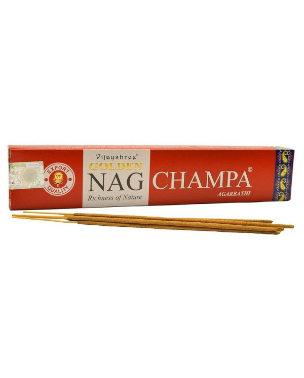 INCENSO GOLDEN NAG CHAMPA VERMELHO 15G