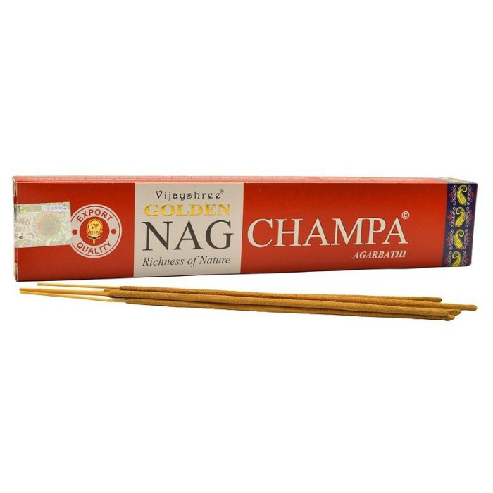 INCENSO GOLDEN NAG CHAMPA VERMELHO 15G