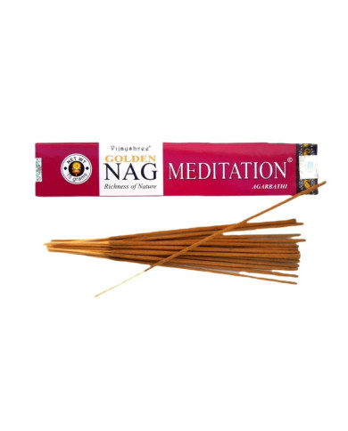 INCENSO GOLDEN NAG MEDITATION 15G
