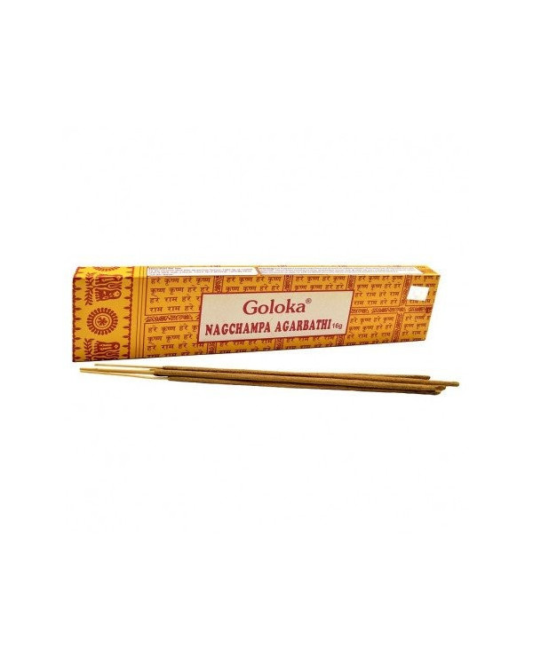 INCENSO INDIANO GOLOKA NAG CHAMPA AGARBATHI 16G