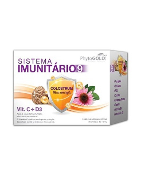 SISTEMA INMUNITARIO 9 20 AMPOLLAS PHYTOGOLD