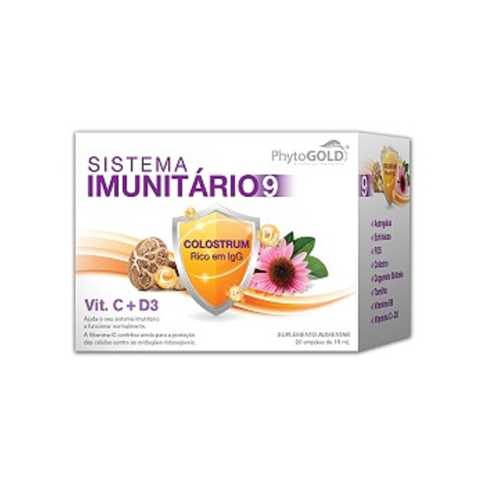 SISTEMA INMUNITARIO 9 20 AMPOLLAS PHYTOGOLD