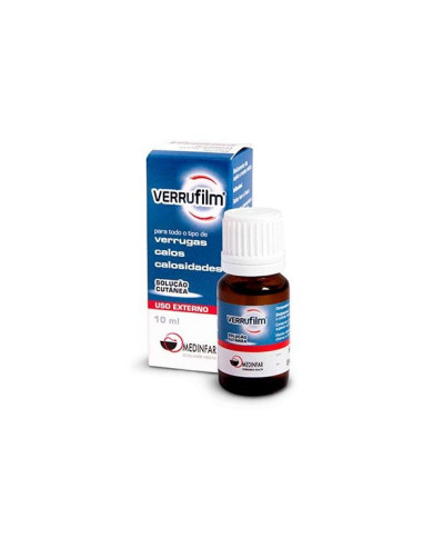 VERRUFILM SOLUÇÃO CUTÂNEA 167mg/g 10ml