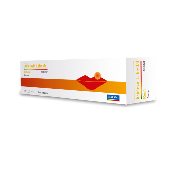 ACICLOVIR LABESFAL 50 mg/g 2 g CREMA