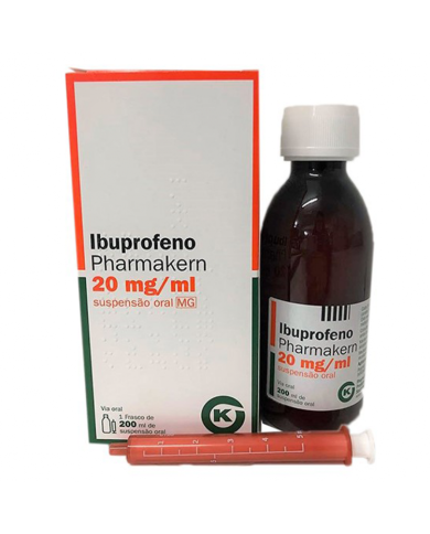 IBUPROFENO PHARMAKERN 20MG/ML SUPENSÃO ORAL 200ML