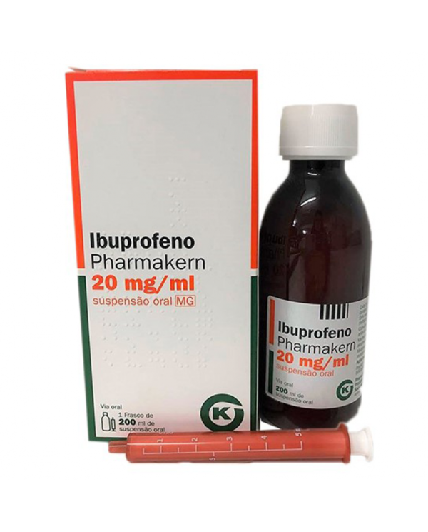 IBUPROFENO PHARMAKERN 20MG/ML SUPENSÃO ORAL 200ML