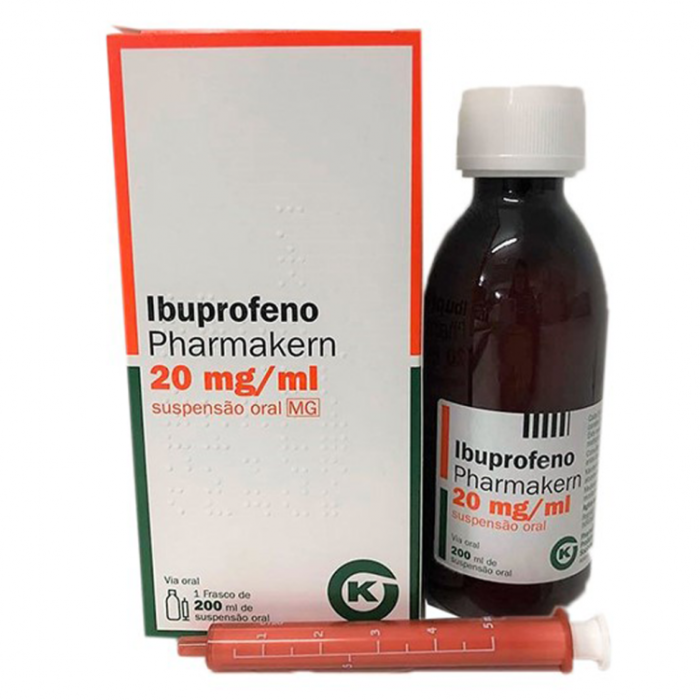 IBUPROFENO PHARMAKERN 20MG/ML SUPENSÃO ORAL 200ML