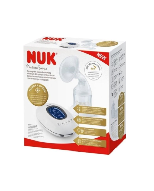 NUK SACADOR DE LECHE RECARGABLE NATURE SENSE
