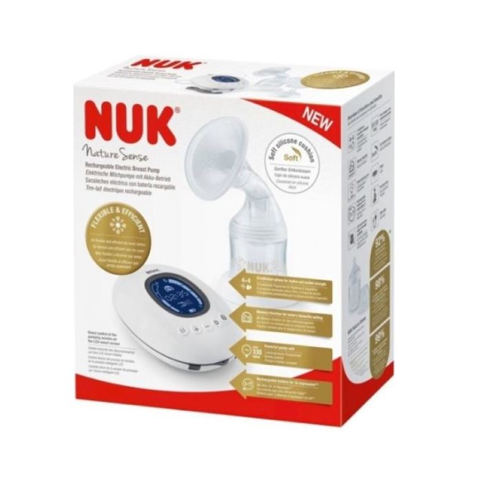 NUK NATURE SENSE BOMBA TIRA LEITE RECARREGÁVEL