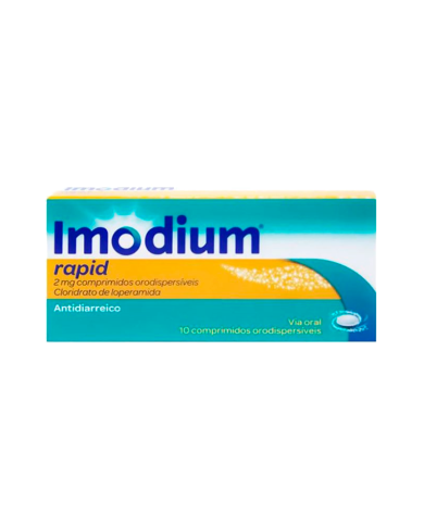 IMODIUM RAPID 10 COMPRIMIDOS ORODISPERSÍVEIS