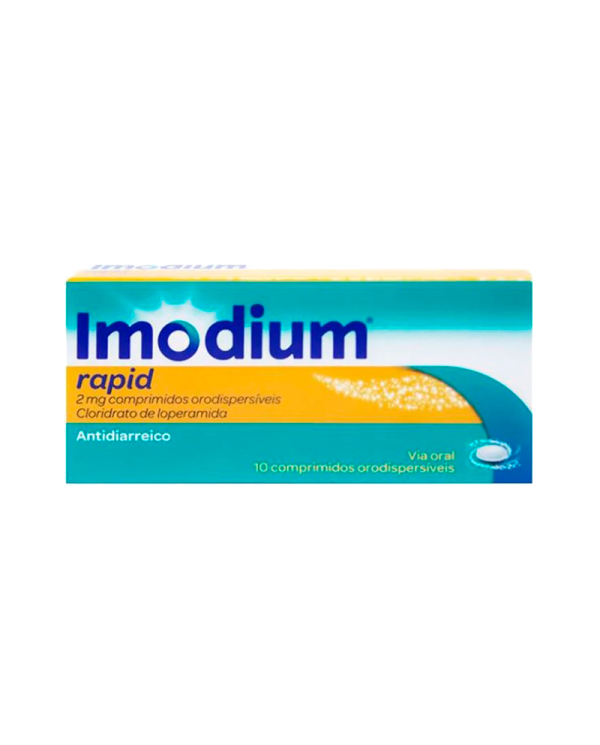 IMODIUM RAPID 10 COMPRIMIDOS ORODISPERSÍVEIS