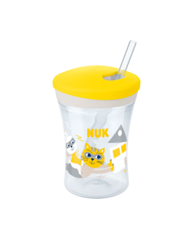 NUK COPA ACCIÓN AMARILLO +12M 230ML