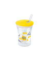 NUK ACTION CUP AMARELO +12M 230ML