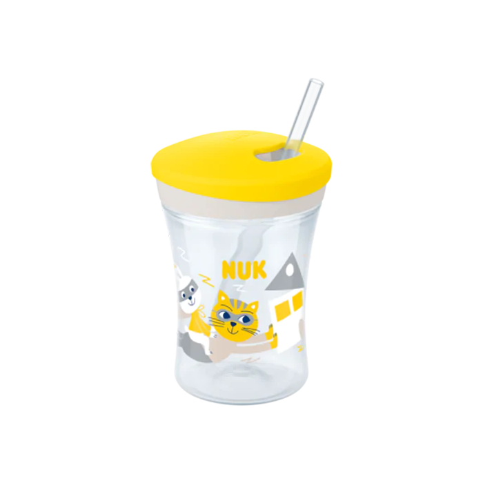 NUK ACTION CUP AMARELO +12M 230ML