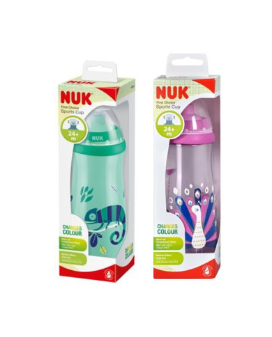 NUK SPORTS CUP CAMALEÃO VERDE 24M+ 450ML