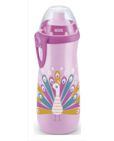 NUK SPORTS CUP PAVÃO ROSA 24M+ 450ML