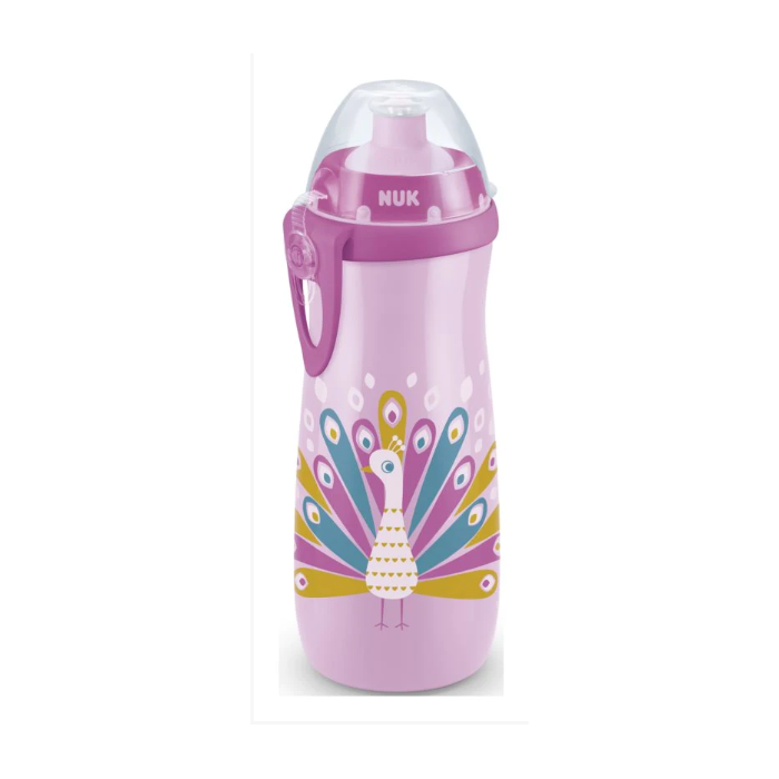 NUK COPA DEPORTIVA PAVO REAL ROSA 24M+ 450ML