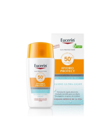 EUCERIN SUN HYDRO PROTECT FLUIDO ULTRA LIGHT FPS50+ 50ml