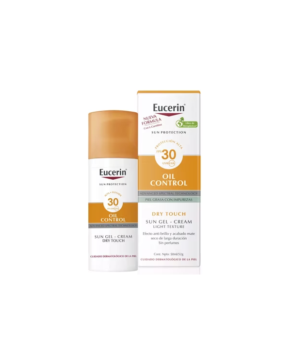 EUCERIN SUN FACIAL GEL-CREME OIL CONTROL DRY TOUCH FPS30 50ml
