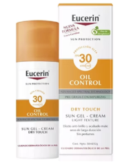 EUCERIN SUN GEL-CREMA FACIAL OIL CONTROL TOQUE SECO FPS30 50ML