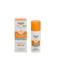 EUCERIN SUN GEL-CREMA FACIAL OIL CONTROL TOQUE SECO COLOR TONO MEDIO SPF 50+ 50ML
