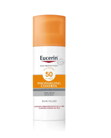 EUCERIN FLUIDO ANTI-AGE SOLAR ROSTO FPS50 50ML