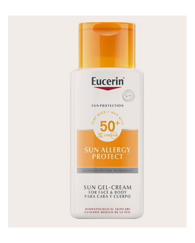 EUCERIN CREMA-GEL PROTECCIÓN ALERGIA SOLAR SPF50+ 150ml