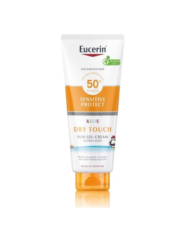 EUCERIN SENSITIVE PROTECT KIDS PROTETOR SOLAR GEL-CREME TOQUE SECO SPF50+ 400ml