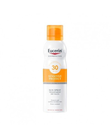 EUCERIN AEROSOL SPRAY TRANSPARENTE TOQUE SECO SPF30 200ML